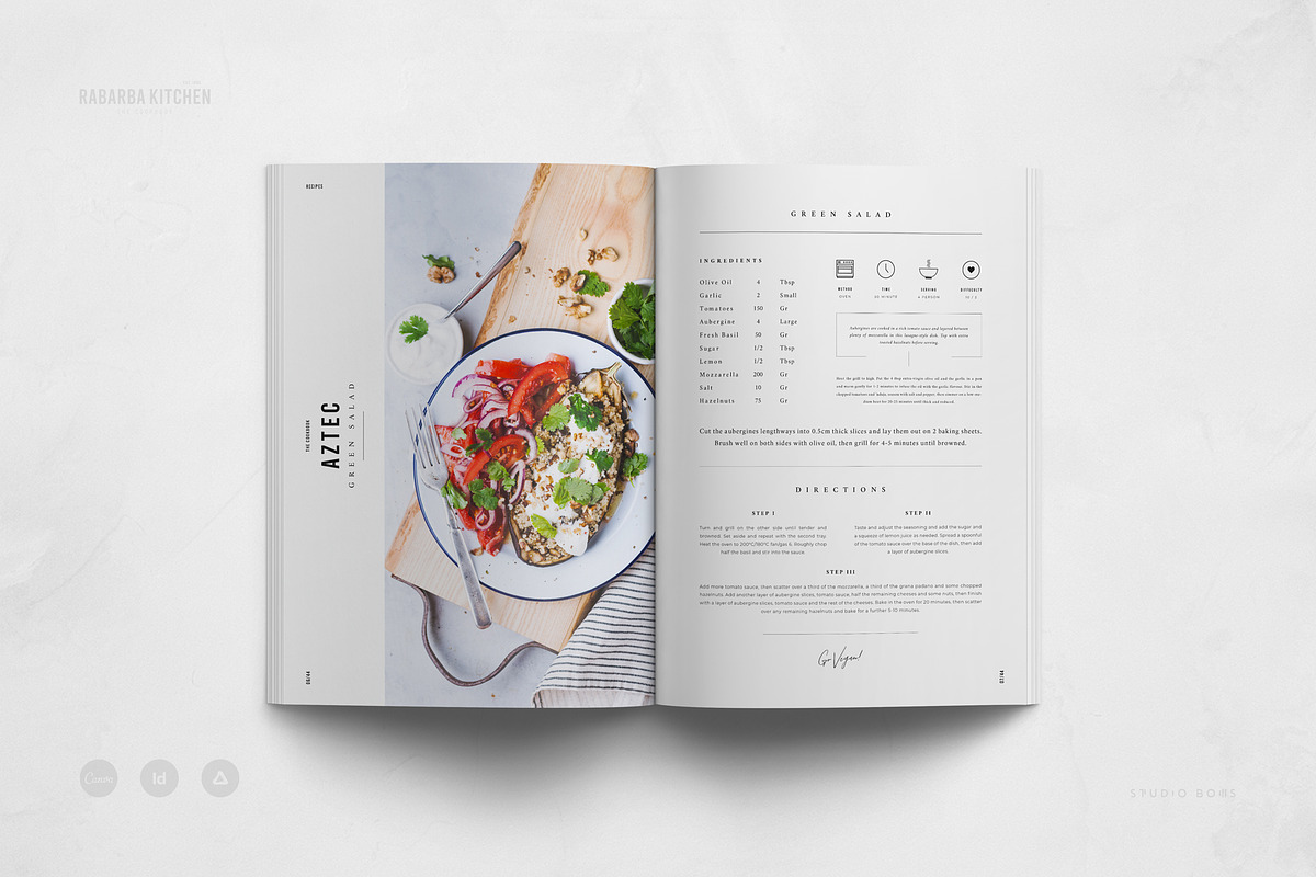 Cookbook | Recipe Book, a Brochure Template by Studio Bons (Photo 4 of 26)