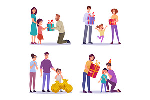 Surprise. Parents holding and, an Object Illustration by Onyx
