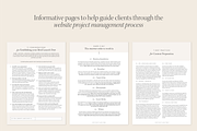 Website Project Planner Template, a Presentation Template by January Made Design (Thumbnail 6 of 14)