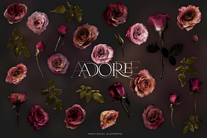 Adore Realistic Romantic Roses