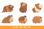 Guinea pigs, an Animal Illustration by CGterminal (Thumbnail 3 of 4)