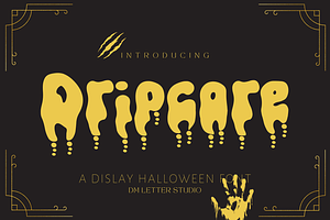 Dripcore, a Sans Serif Font by Dm Studio