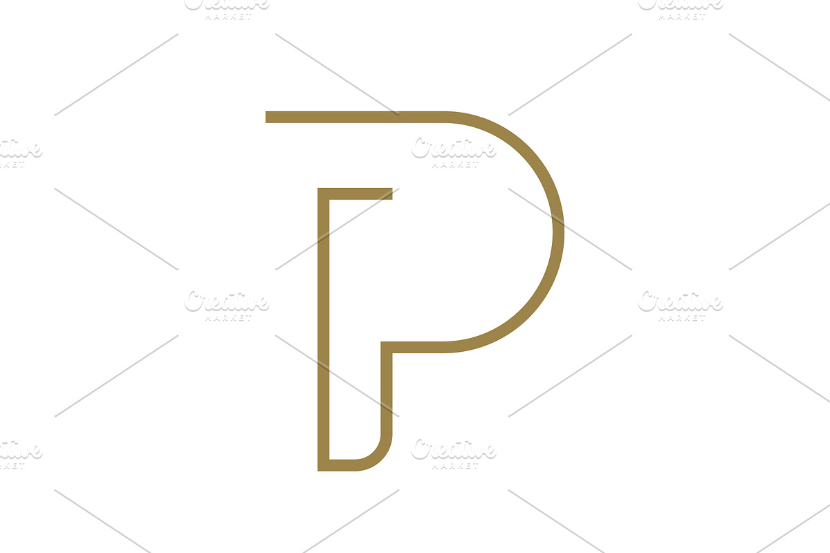 Geometric letter P initial logo., a Branding & Logo Template by LOGOCREATIVE