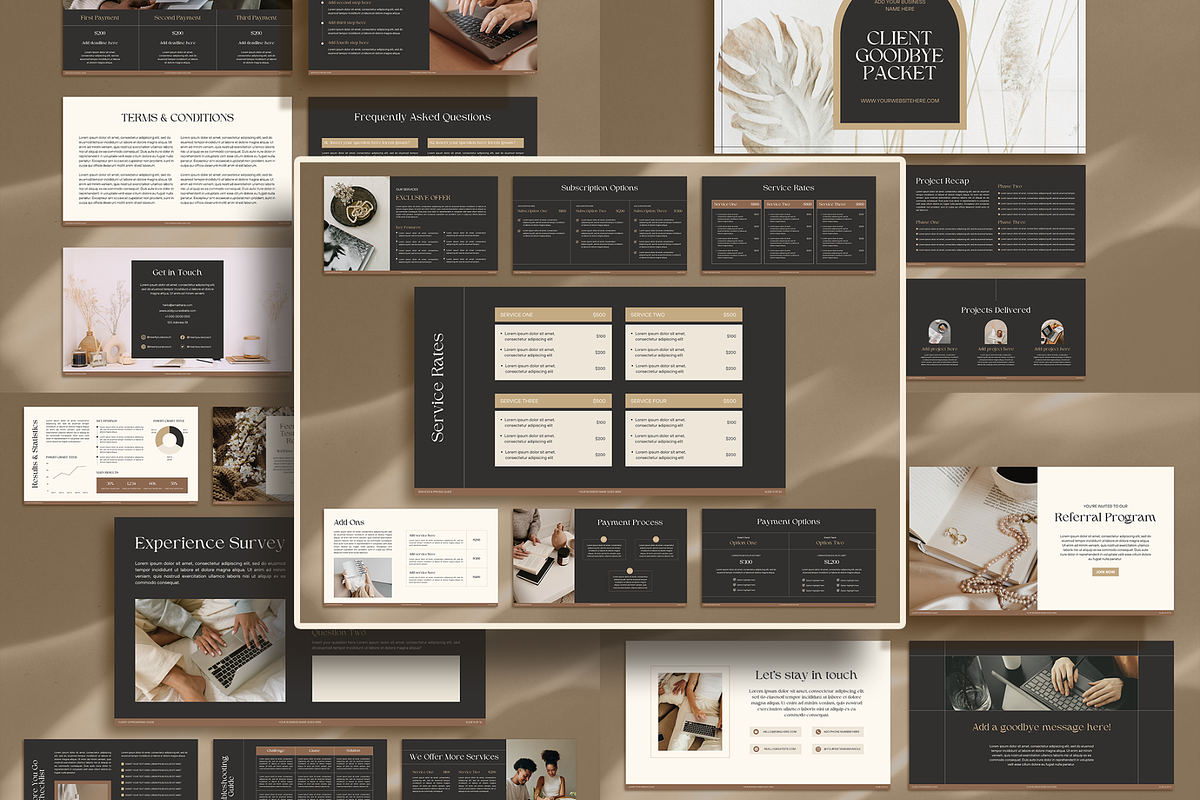 LEONE Client Guide Slides Bundle, a Presentation Template by Creatif Foundry (Photo 6 of 8)