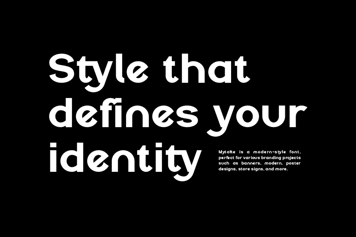 Mytalte- Modern Sans Bold Font, a Sans Serif Font by Iqsiart Studio (Photo 5 of 13)