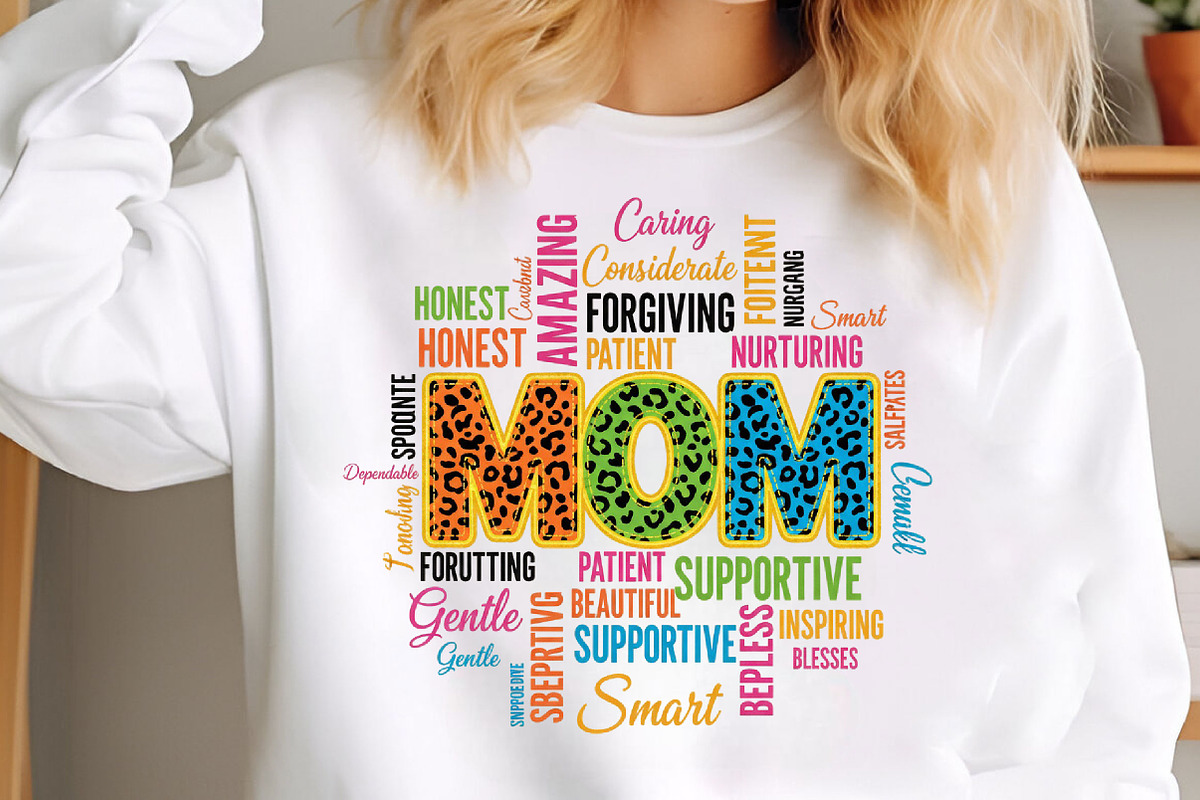 Mom Life SVG, Happy Mother's Day PNG, an Illustration by Designking (Photo 1 of 6)