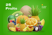 Fruits 3D Icons, an Object 3D Model by Rakata Studio (Thumbnail 5 of 6)