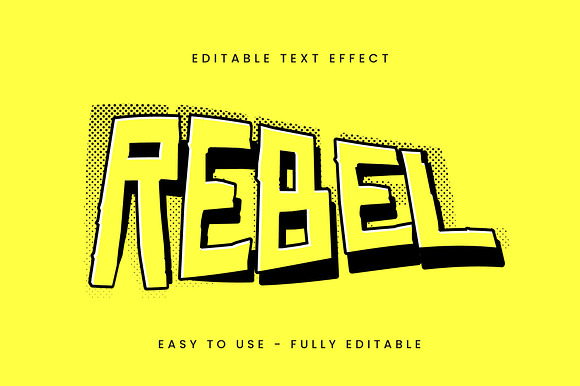 Comic Bold Halftone Text Effect preview 4