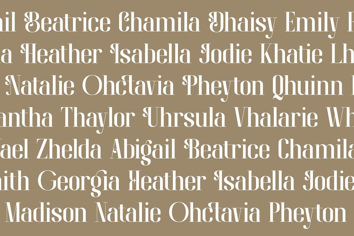 Brayena Elegant Serif Font, a Serif Font by RantautypeStudio (Photo 8 of 19)