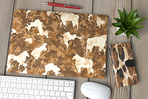 Western Brown Cowhide Texture