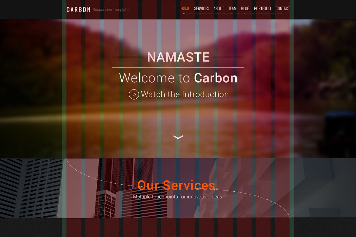 CARBON Single Page PSD Template, a Templates & Theme by hsoft (Photo 4 of 4)
