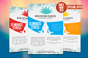 YOGA FLYER TEMPLATE, a Flyer Template by Graphicfy Templates (Thumbnail 1 of 3)