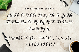 Good Morning Script Font