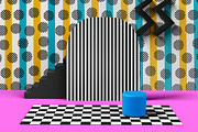 80s Comeback Vector Repeat Pattern, a Pattern Graphic by Sheikhadesign (Thumbnail 4 of 11)