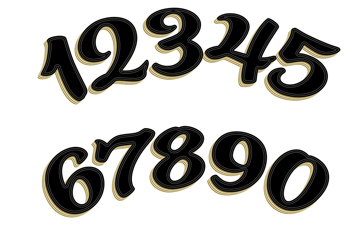 Luxury Outline Script Text Effect preview 2