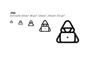 50 Cybersecurity Icons, an Outline Icon by Side Project (Thumbnail 4 of 7)