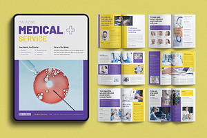 Digital Medical Magazine Template