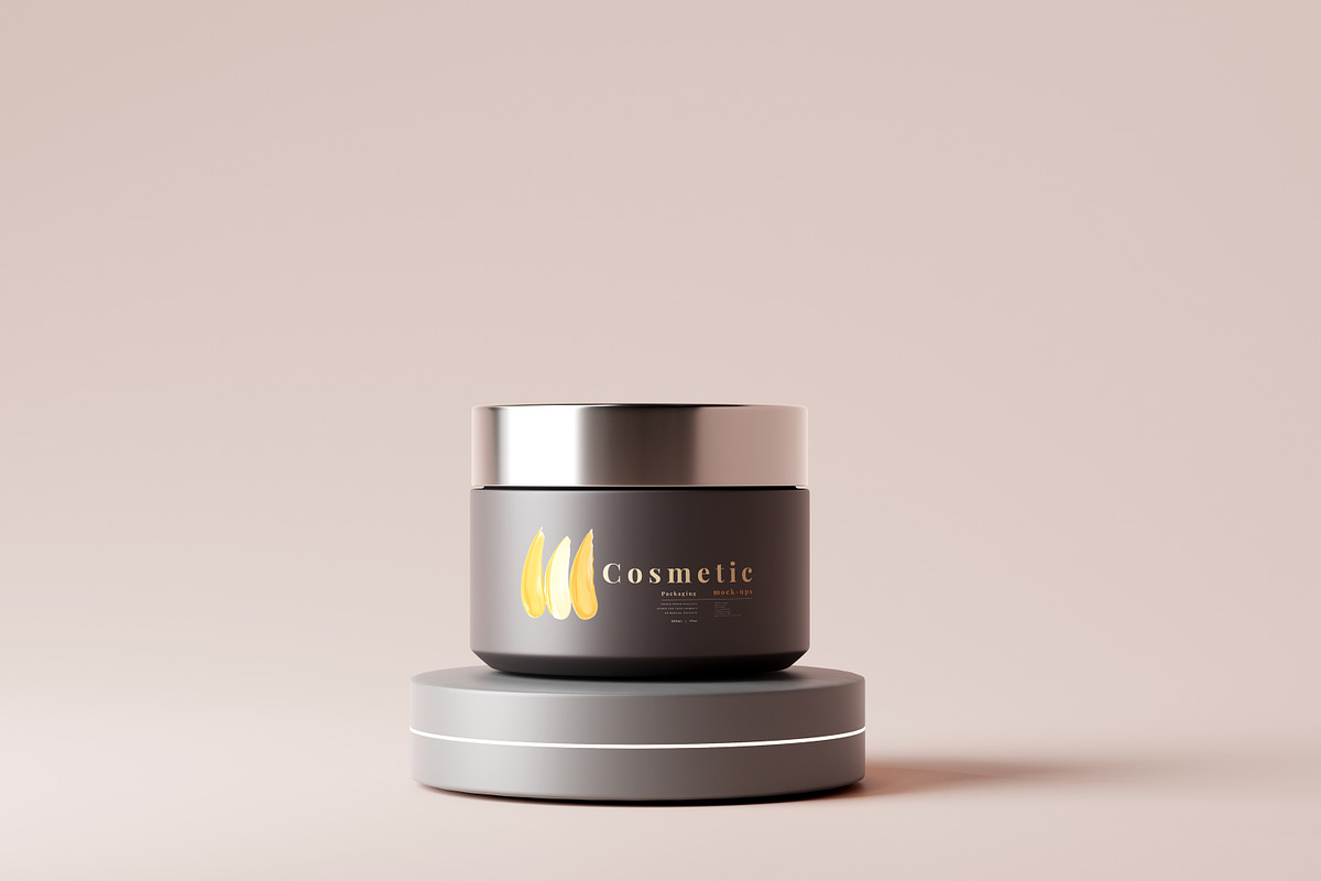 Plastic Jar Mockup, a Cups & Container Mockup by pmvch (Photo 5 of 11)