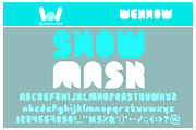 snow mask font, a Font by weknow (Thumbnail 2 of 5)