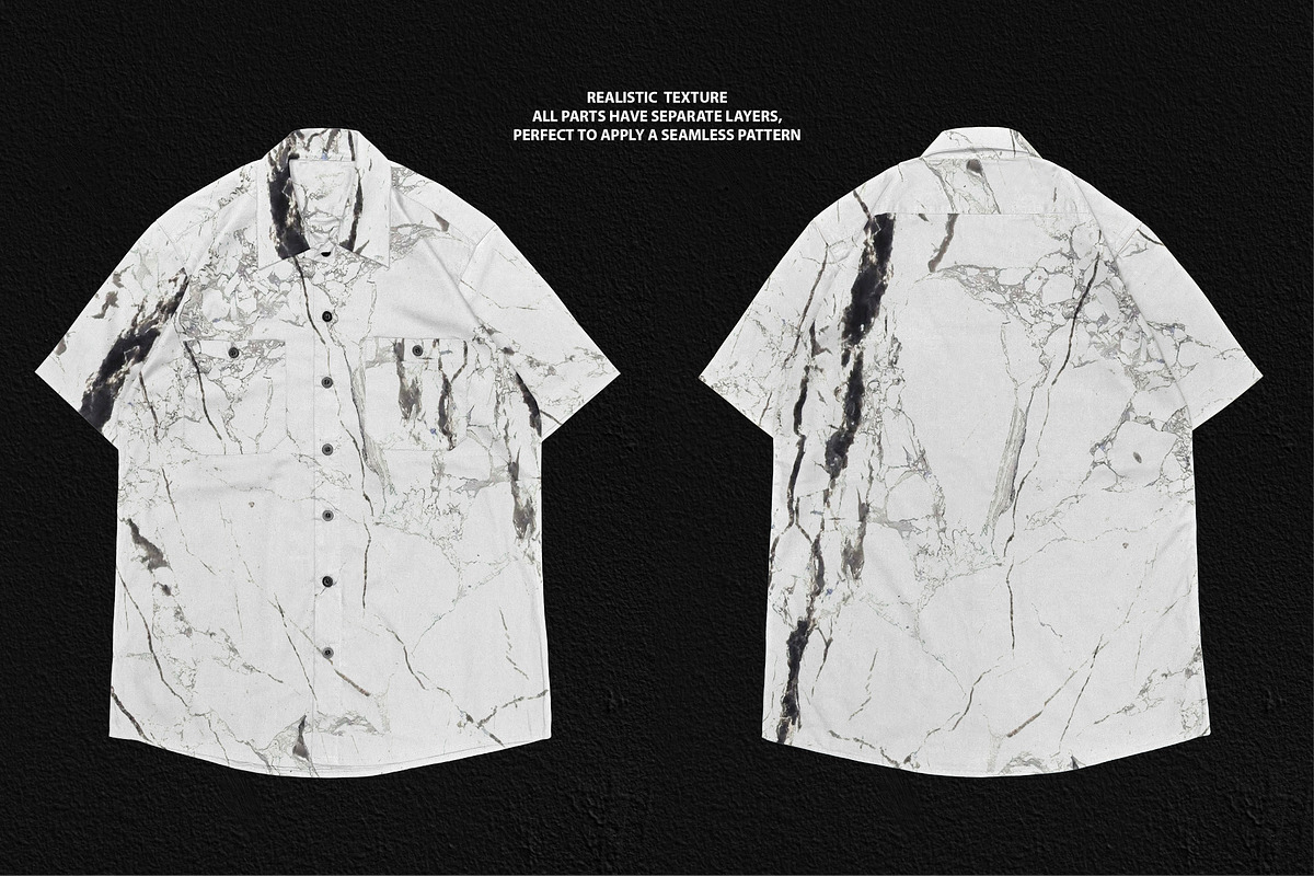 Realistic Button-Up Shirt Mockup, a Shirt Mockup by Uncentrifuged Pressure (Photo 2 of 8)