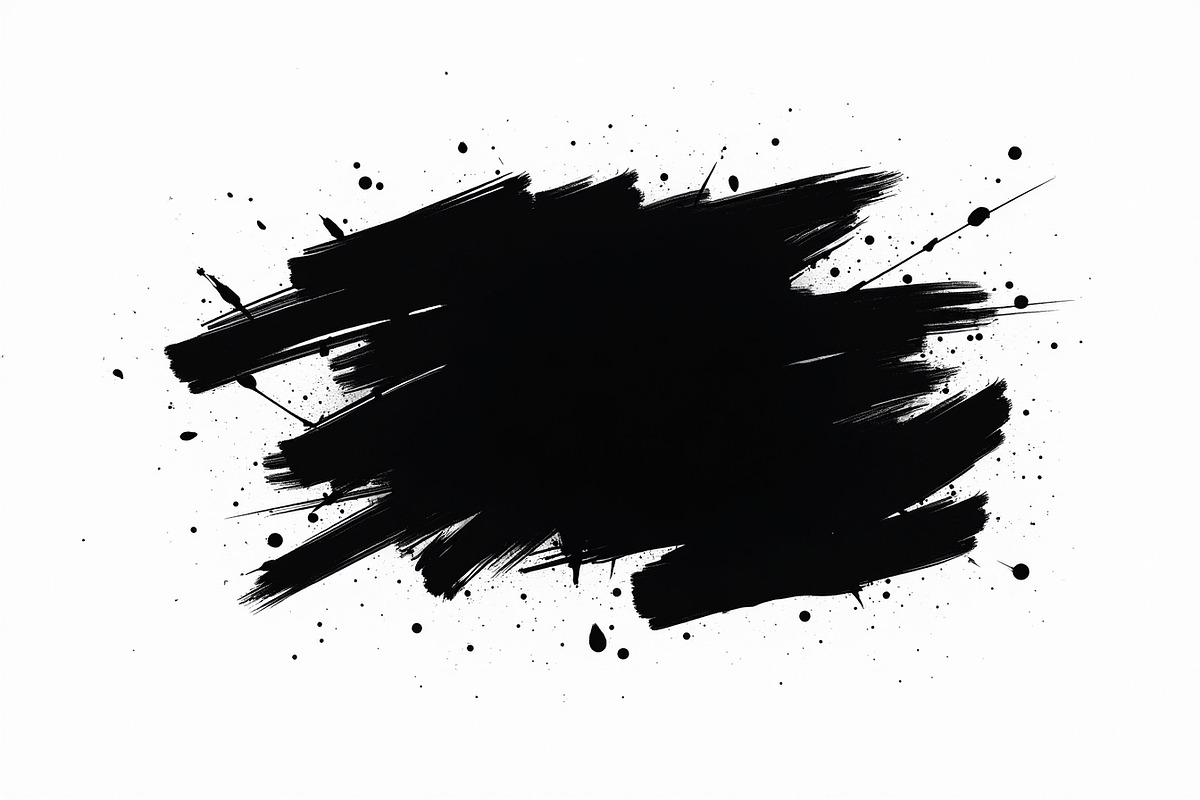 Black Brush Stroke Bundle, an Illustration by Gaye Art (Photo 3 of 21)