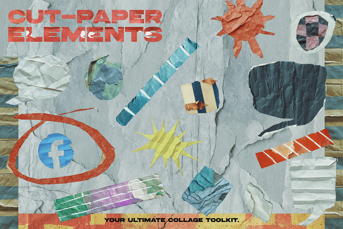 Cut‑Paper Elements: 700+ PNG Kit, an Object Graphic by Megan Aili Designs (Photo 5 of 15)
