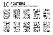 20 GEOMETRIC POSTERS & 70 SHAPES, a Pattern Graphic by Vanzyst (Thumbnail 3 of 7)
