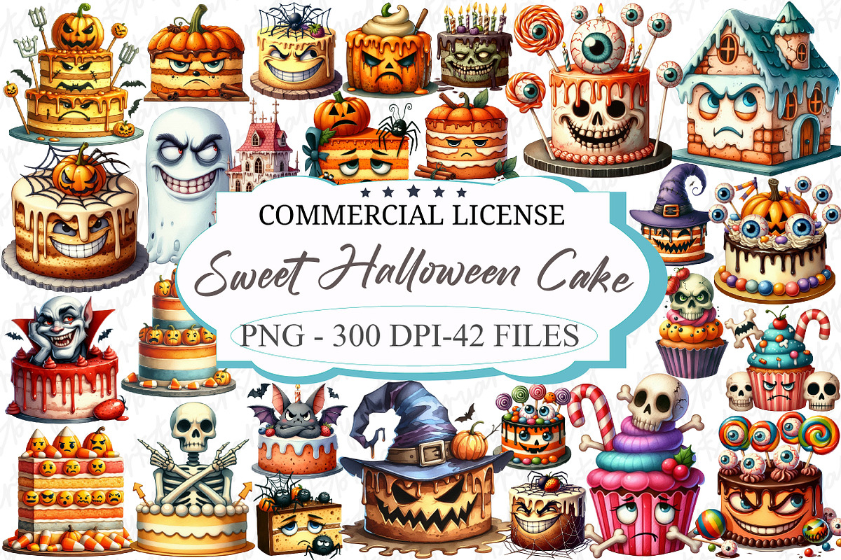 Sweet Halloween Cake, Sarcastic, an Illustration by designcity5 (Photo 1 of 5)