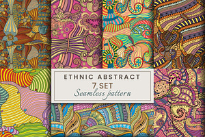 Abstract Ethnic Seamless Pattern