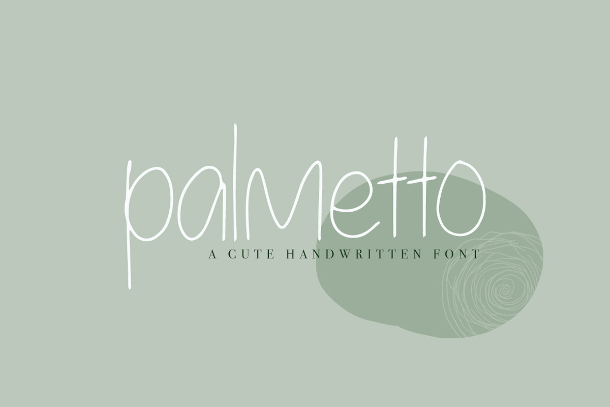 Palmetto - Cyrillic & Latin, a Font by Katie Holland (Photo 1 of 7)