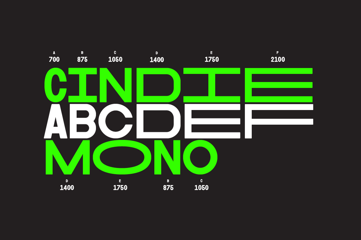 Cindie Mono Family