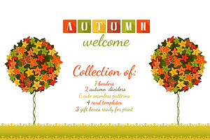 Autumn Welcome Vector Kit