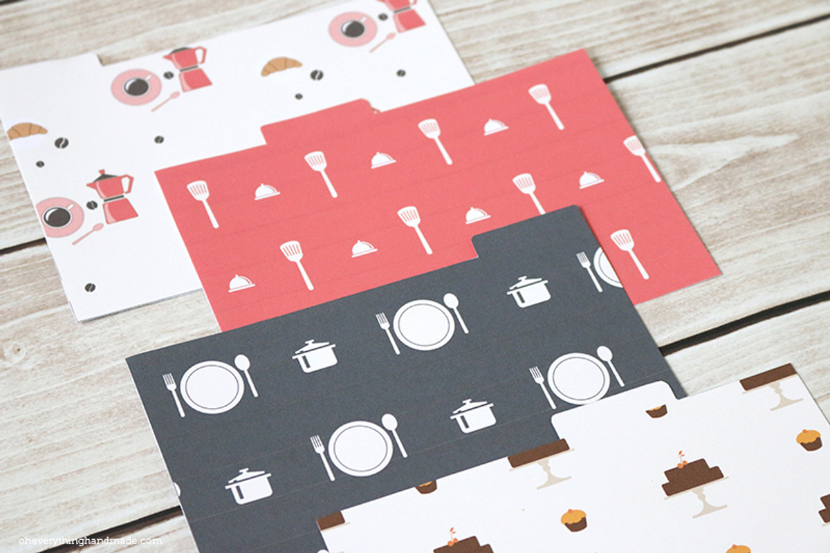 Editable Recipe Card Set, a Card Template by OhEverythingHandmade (Photo 5 of 6)