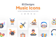 Music and Instrument Icon Set, a Duotone Icon by Prosymbols (Thumbnail 1 of 8)