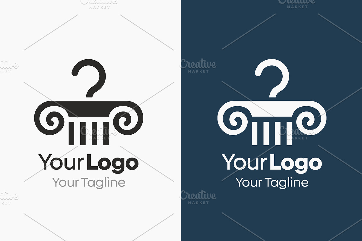 Pillar Laundry Logo Template, a Branding & Logo Template by Grapixy (Photo 3 of 3)