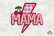 Mama Chunky Yarn Cherry PNG, an Illustration by Craft Nest (Thumbnail 1 of 4)