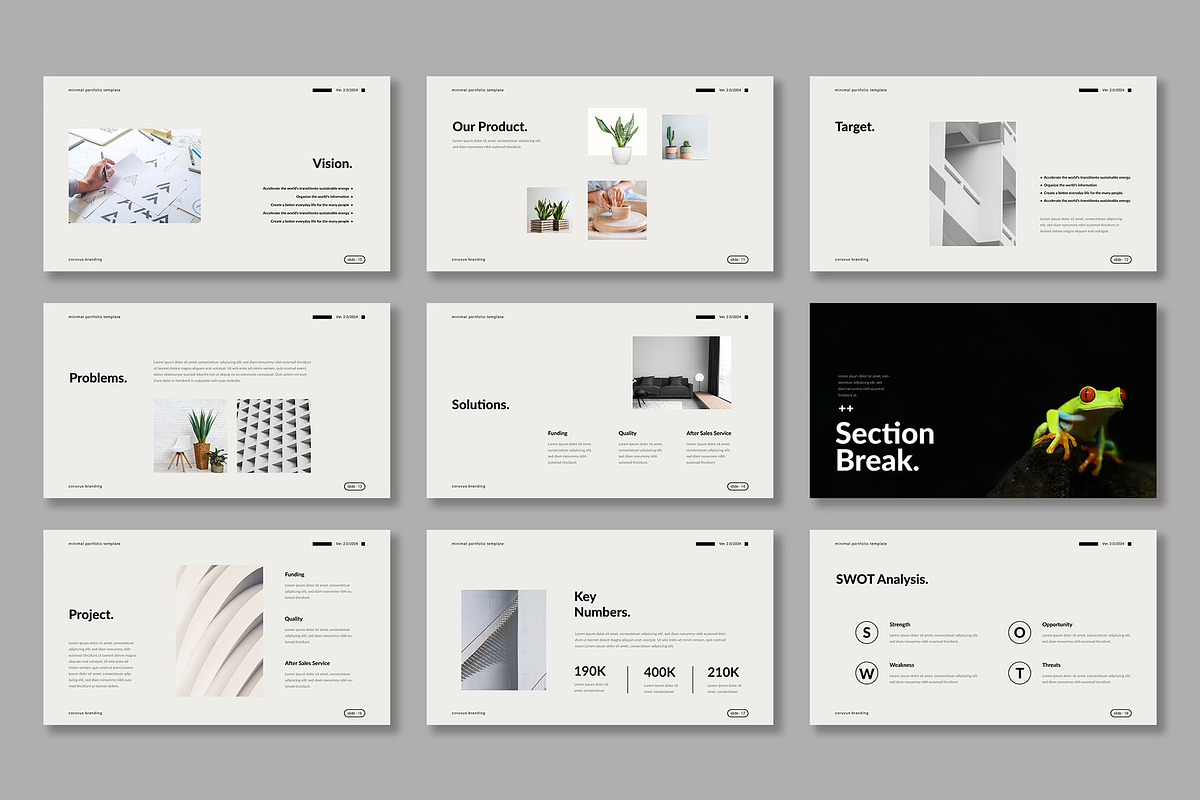 Clean And Minimal Presentation PPT, a Presentation Template by Mighty-Slide (Photo 3 of 5)