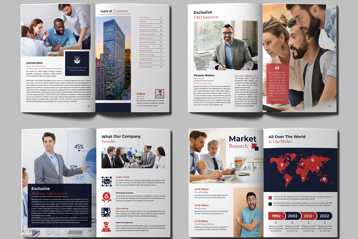 Business Magazine Layout, a Magazine Template by MightyDesign (Photo 2 of 6)