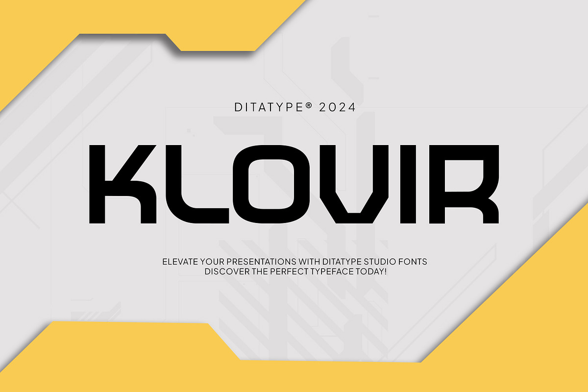 Klovir, a Symbol Font by Ditatype (Photo 11 of 11)