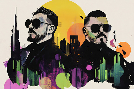 Trendy men in shades, city, a Person Photo by Beautiful things