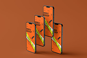 10 Screen Mockup Multi iPhone, an iPhone Mockup by East Gallery (Thumbnail 10 of 10)