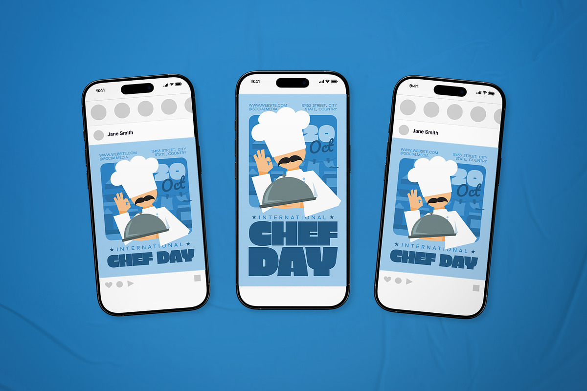 International Chef Day Flyer Set, a Flyer Template by The Good Store (Photo 2 of 2)