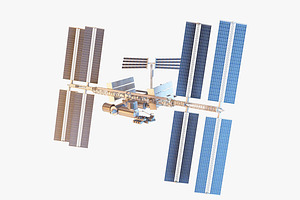 International Space Station With RIG