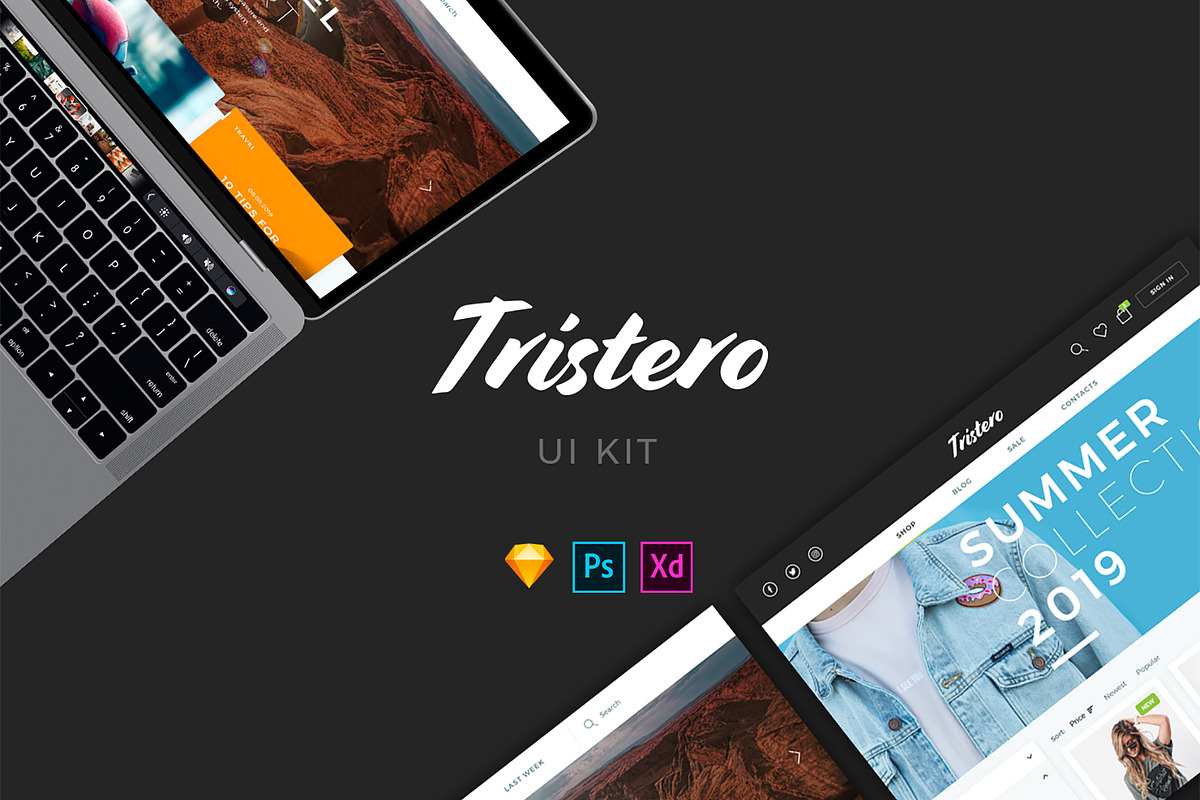 Tristero UI Kit, an UI Kit Template by Tristero (Photo 1 of 10)