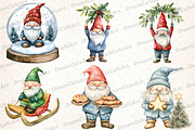 Merry Christmas Gnomes, an Illustration by DreamCafeArt (Thumbnail 4 of 7)