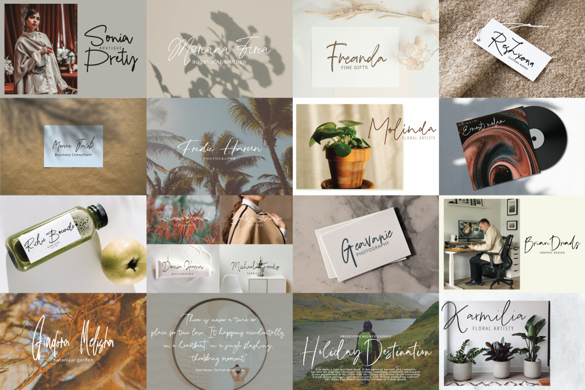 Casual Signature Font Bundles, a Handwritten Font by tebaltipislab (Photo 12 of 46)