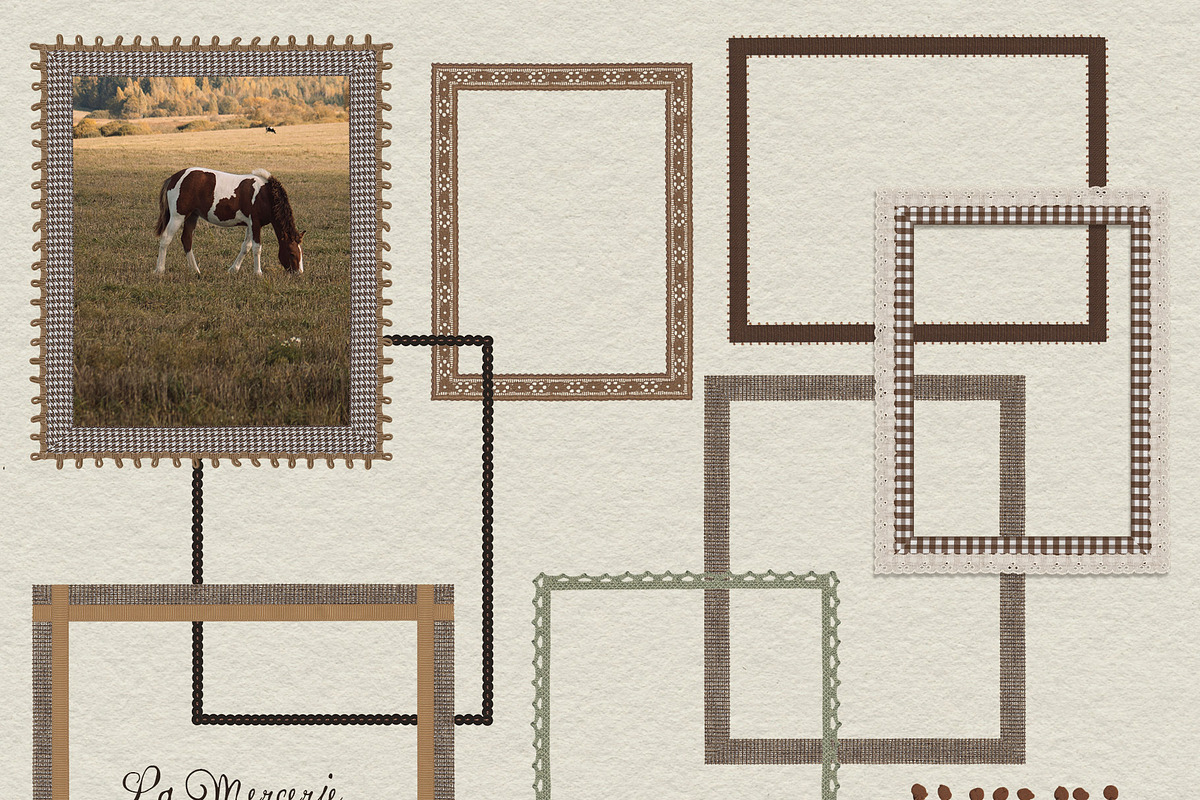 Vintage Ribbons, Frames & Bows, an Object Graphic by alonahaidash (Photo 12 of 13)