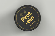 Protein Jar Mock-up, a Packaging Mockup by zippypixelstudio (Thumbnail 3 of 8)
