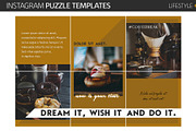 Lifestyle Instagram Puzzle Templates, a Social Media Template by illycreative (Thumbnail 2 of 6)