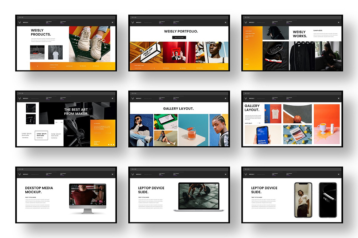 Weisly – Business PowerPoint, a Presentation Template by Dens Creative Studio (Photo 4 of 6)